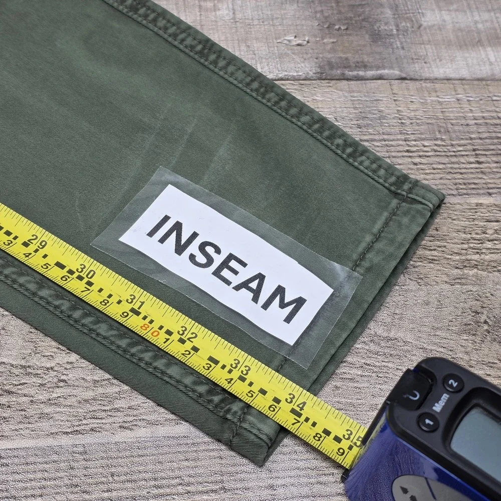 New‎ PRPS Men's Savoy Bowman Slim Fit Chino Cargo Pants Size 30 Green E87P507K